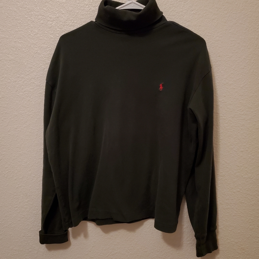 Polo Ralph Lauren Green Turtleneck Sweater